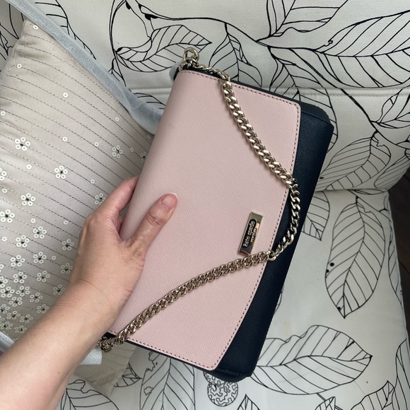 Kate Spade Greer Laurel Way Crossbody Handbag Clutch Pumice WKRU4092 - Picture 2 of 7